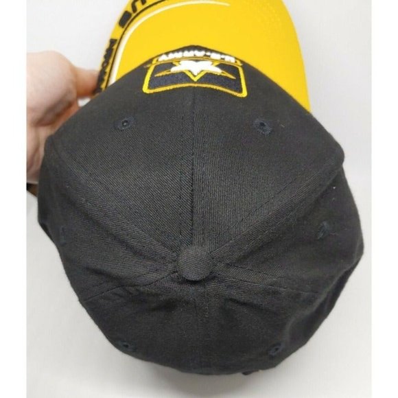 NWOT US Army GoArmy.com Baseball Cap Made In USA Black and Yellow Hat - Picture 8 of 8
